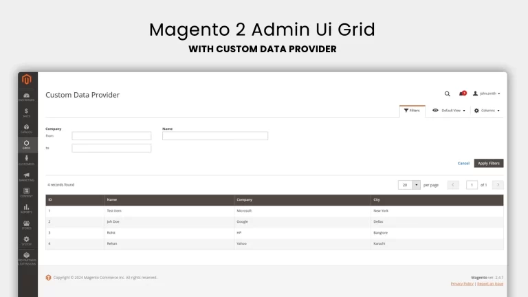Customizing Magento 2 Admin Grid Using UI Components and Data Providers