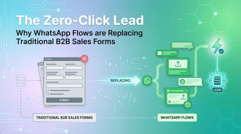 RIP Web Forms: How WhatsApp Flows Capture the “Zero-Click” Lead
