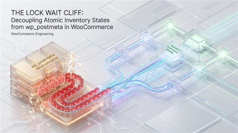 The Lock Wait Cliff: Decoupling Atomic Inventory States from wp_postmeta in WooCommerce