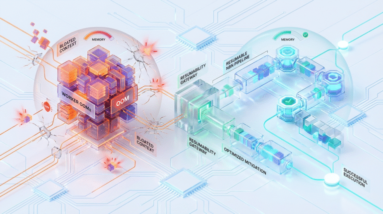 The Bloated Context: Mitigating Worker OOMs in Resumable N8N Pipelines