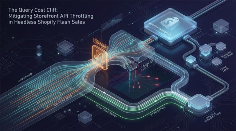 The Query Cost Cliff: Mitigating Storefront API Throttling in Headless Shopify Flash Sales