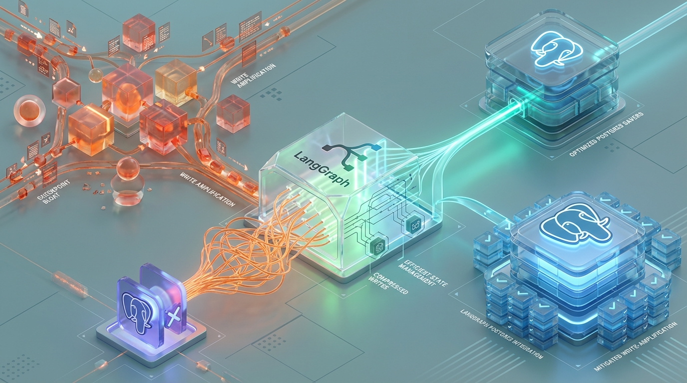 The Checkpoint Bloat: Mitigating Write-Amplification in LangGraph Postgres Savers
